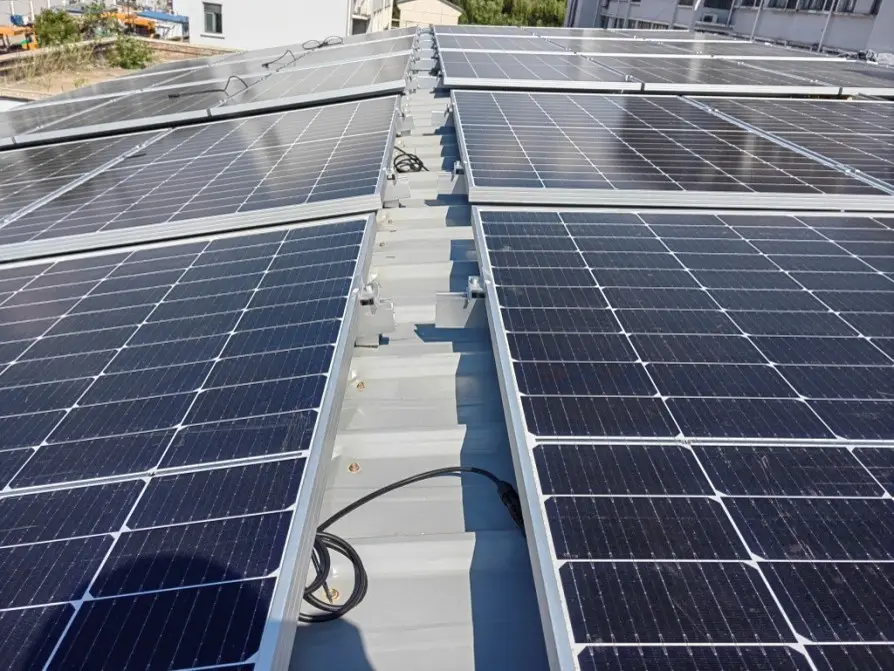 BAPV Arc-shaped Color Steel Sheet Roofing System (3)
