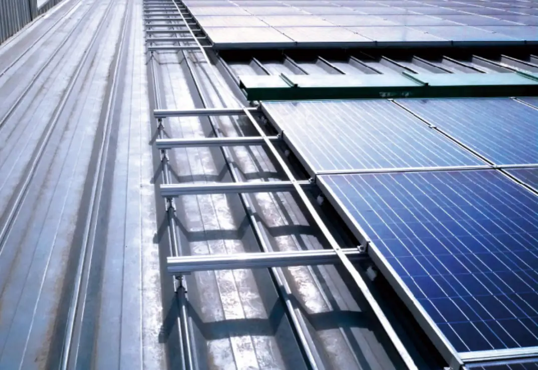 BAPV standing seam colored steel sheet roofing system (1)