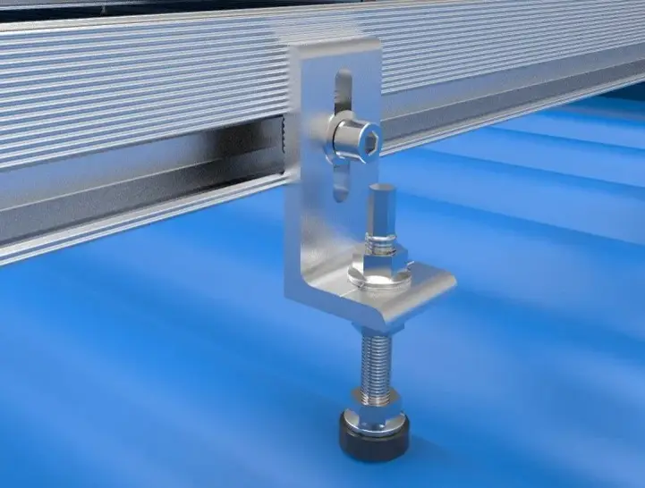BAPV trapezoidal wave - peak color steel plate roofing system (2)